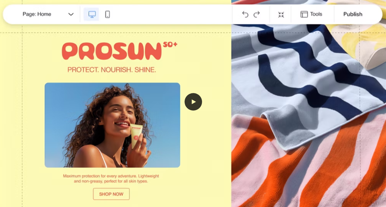 Drop blocks. Edit inline.